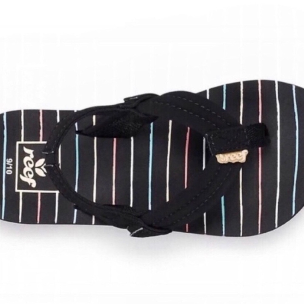 New Girls Sandals Shoes REEF Little Ahi Toddler Girls' Flip Flop Sandals Sz 5/6 - Picture 8 of 11